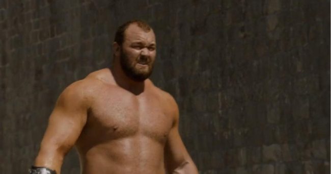 la "montagne" Game of Thrones